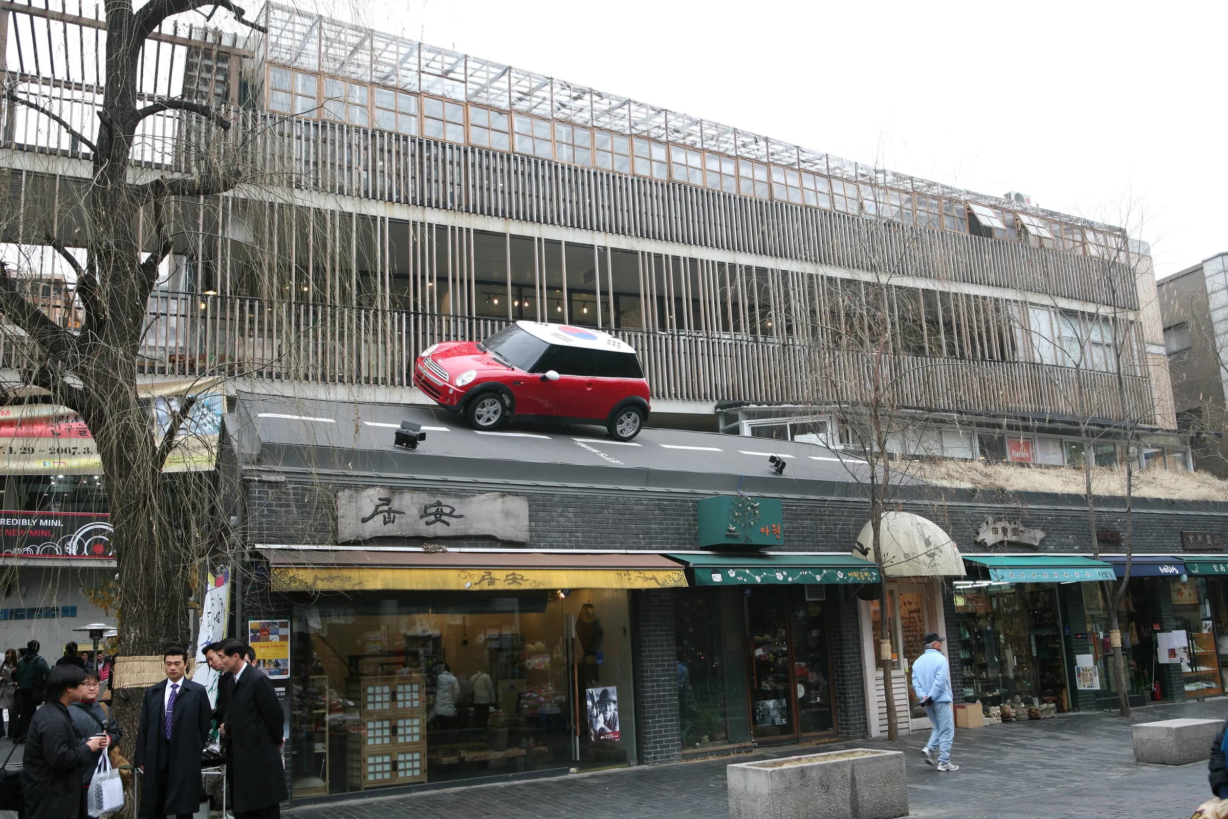 Jongno. Cheaper than Myeongdong, walkable to the palaces.